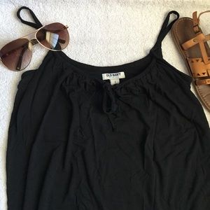 Old Navy black scrunchy cami