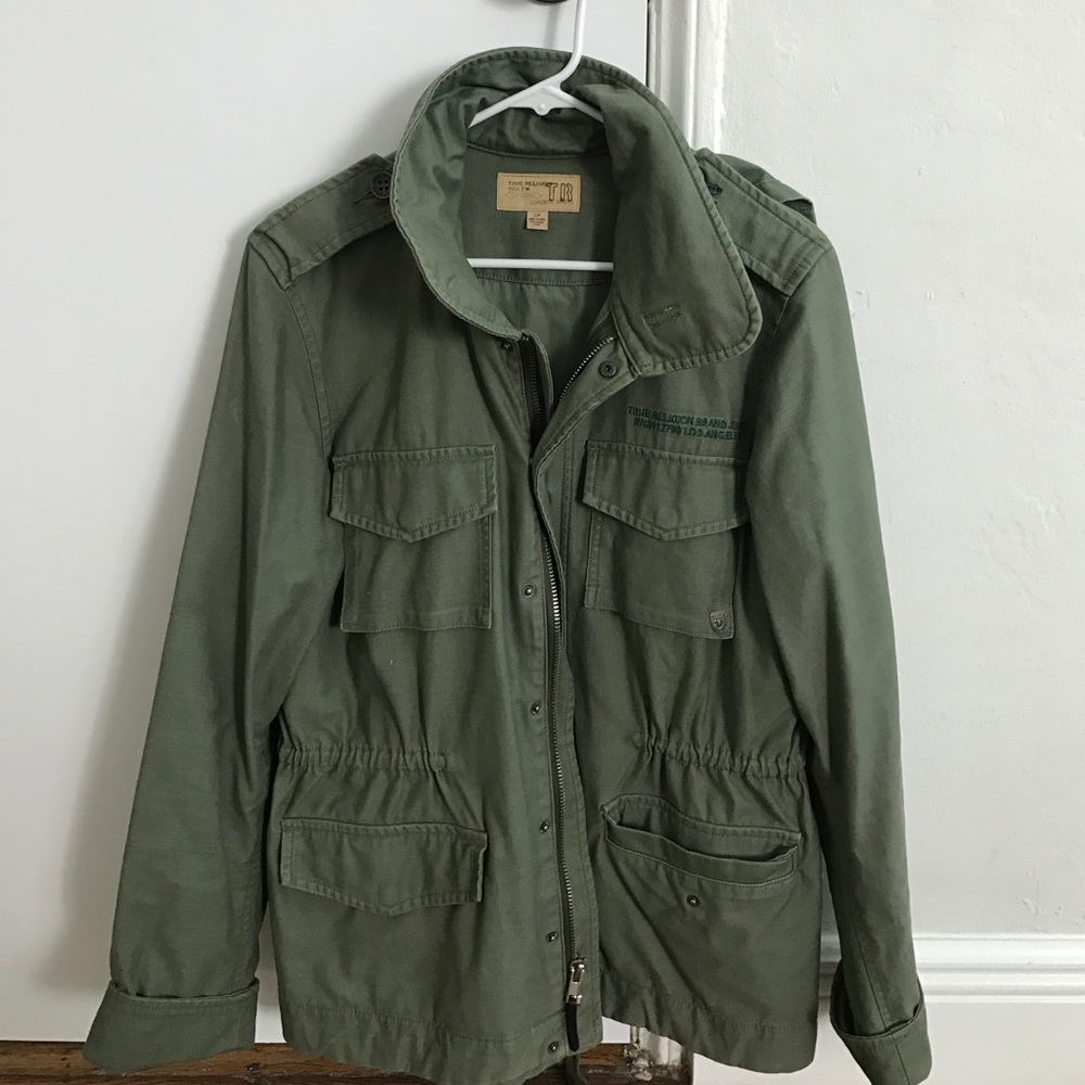 True Religion military jacket