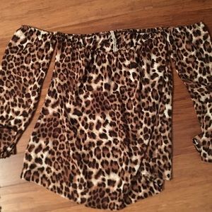 Off the shoulder shirt!!