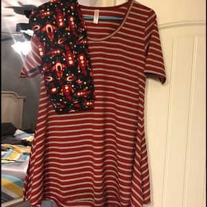 LULAROE OS LEGGINGS AND SMALL PERFECT T