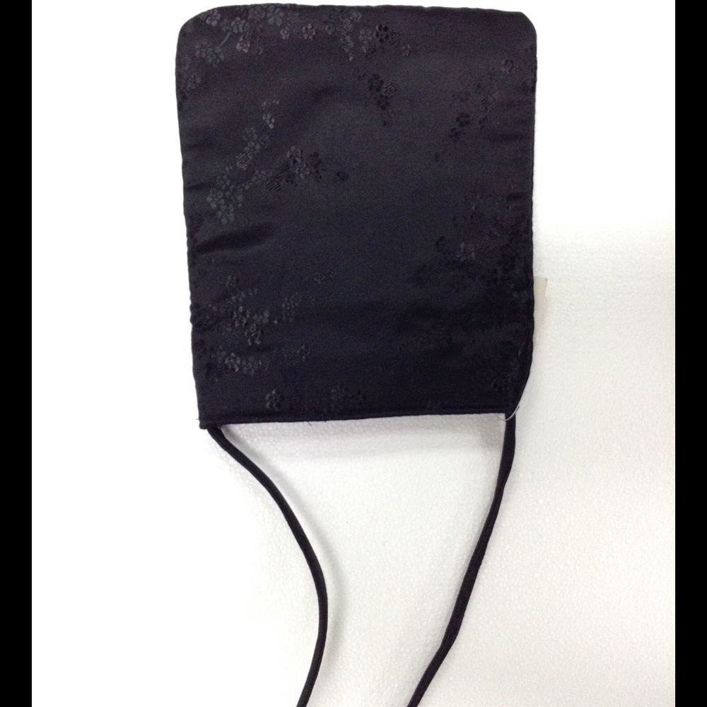 Black Satin Barouque Purse