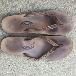 Braided Rainbow shoes size 9