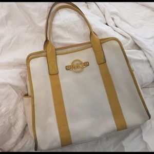 Michael Kors- Yellow Linen Tote