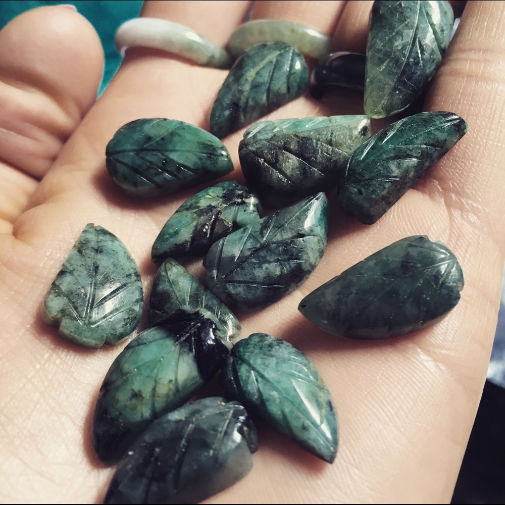 Emerald leaves