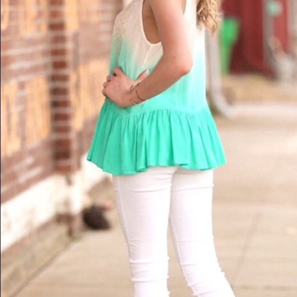 Ombré Ruffle Tunic Infinity Raine - Picture 5 of 8