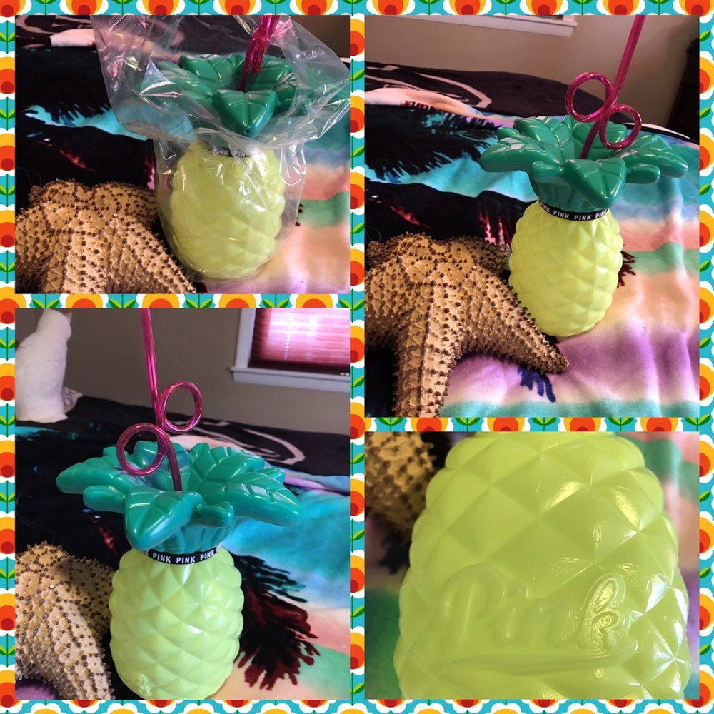 BNIP Pink Victoria'sSecret Colada Pineapple Cup