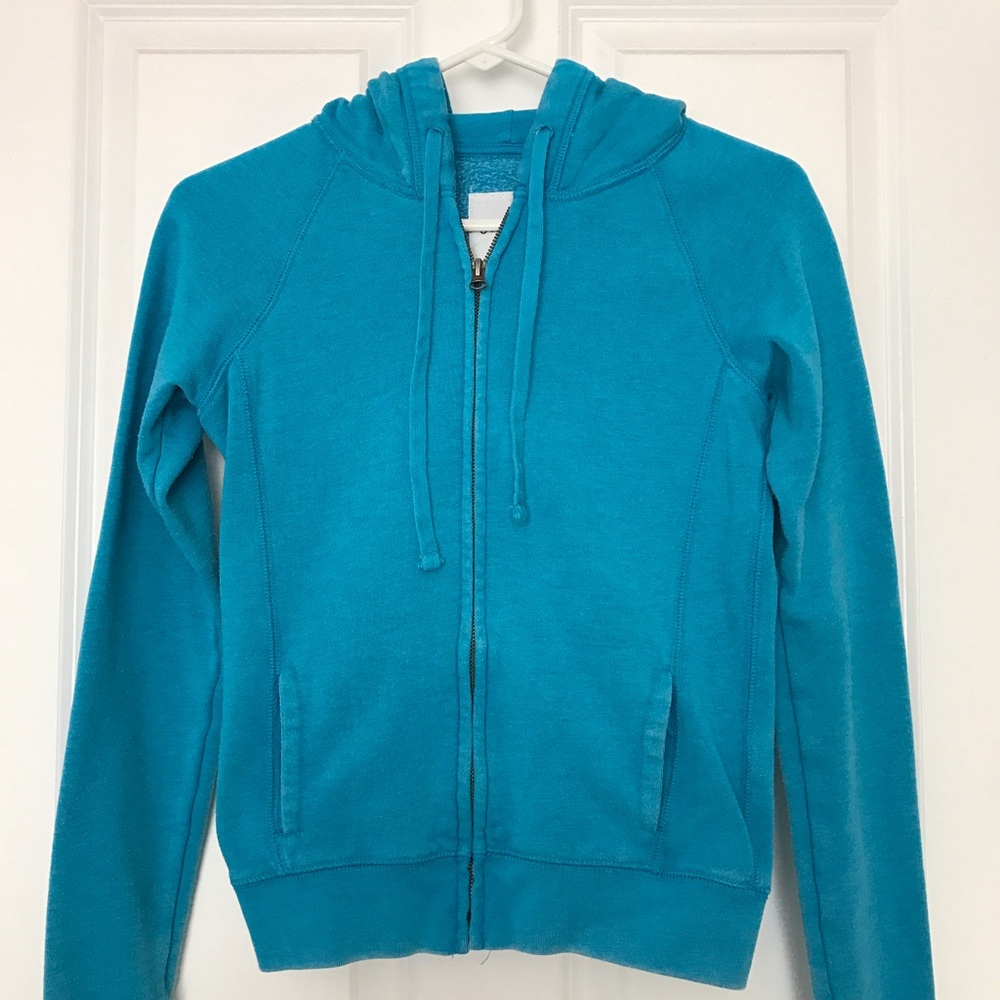 Aeropostale Blue Zip Up Hoodie