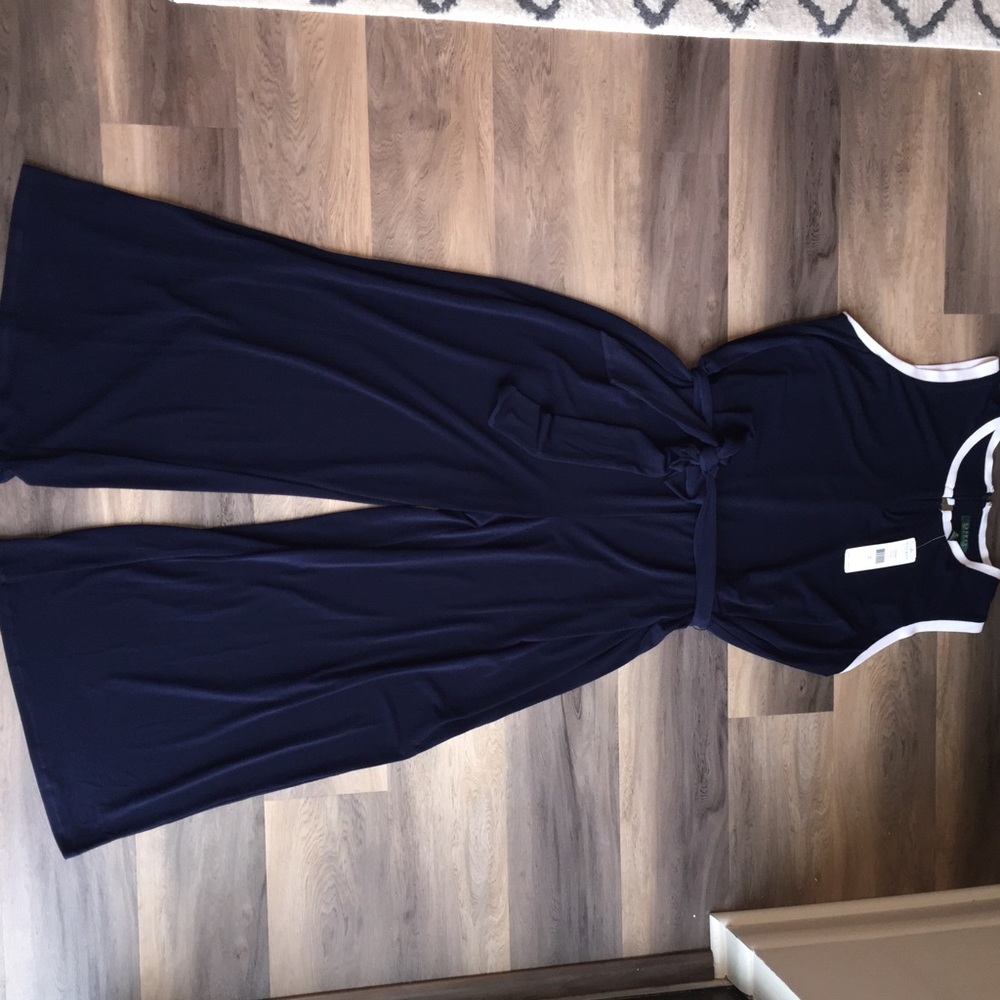 Brand new Lauren Ralph Lauren navy blue romper