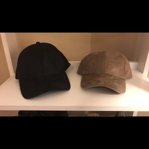 Two Suede Hats