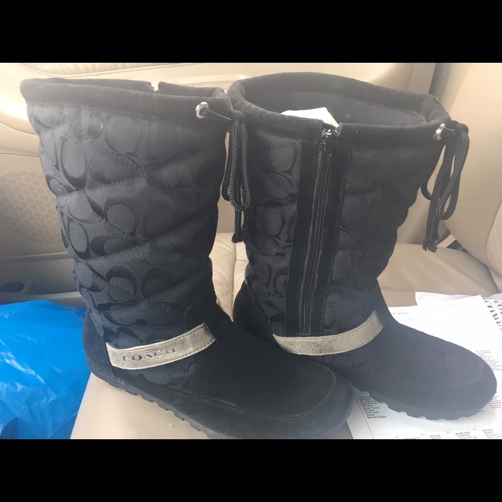 Coach boots size 8b worn once