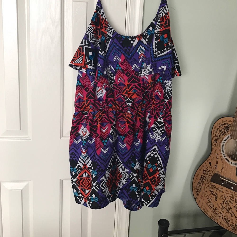 Colorful tribe romper