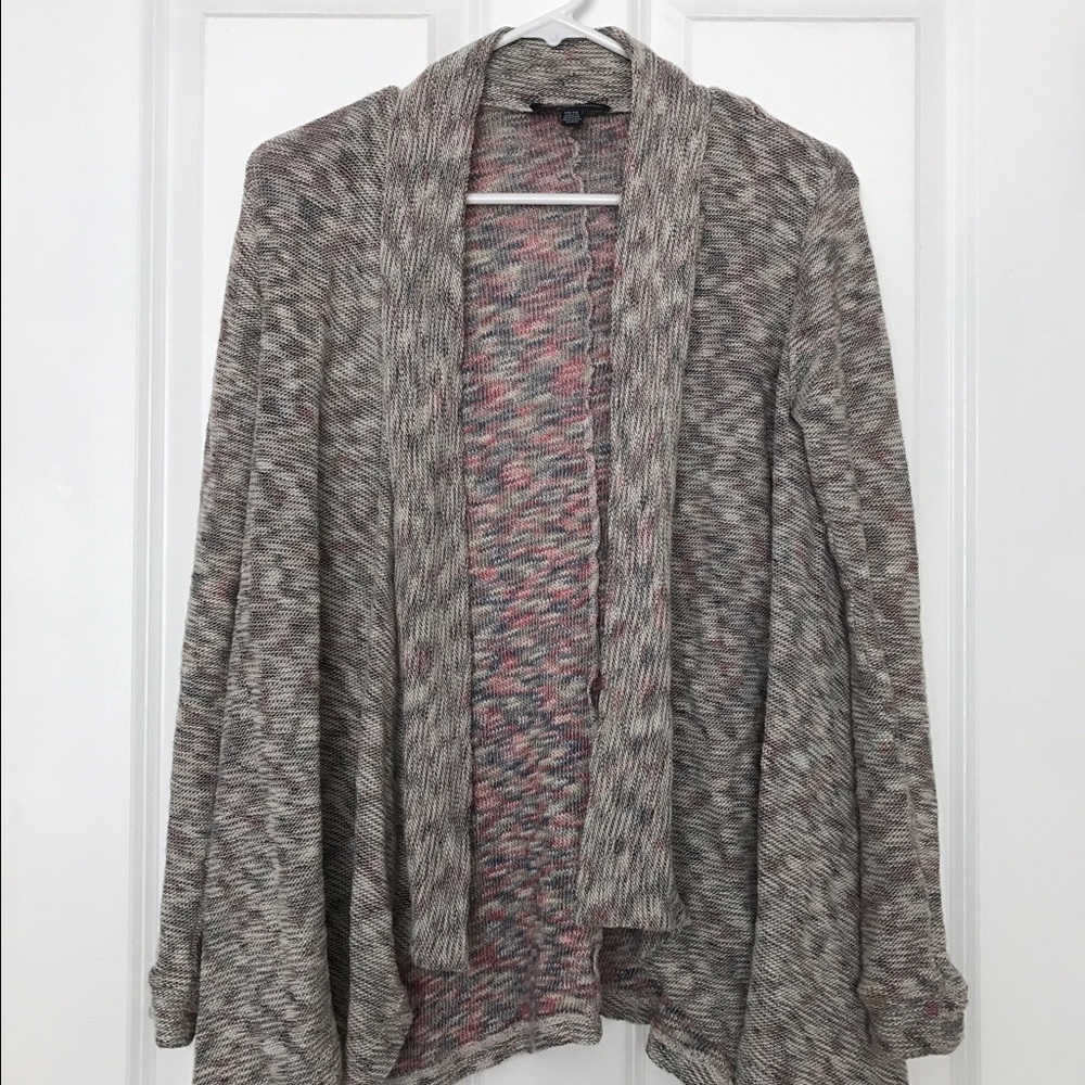 AE Patterned Waterfall Cardigan