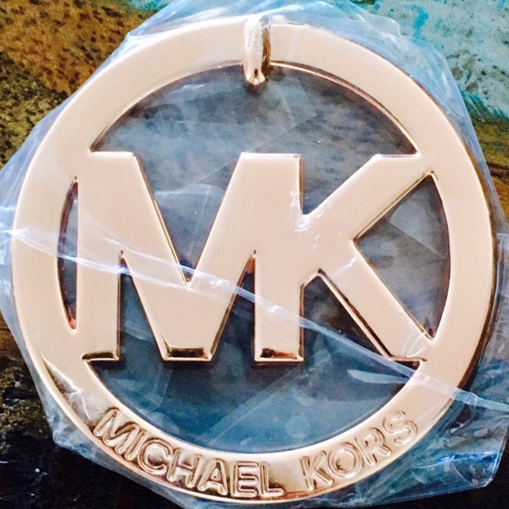 Authentic Michael Kors Signature MK Logo Charm