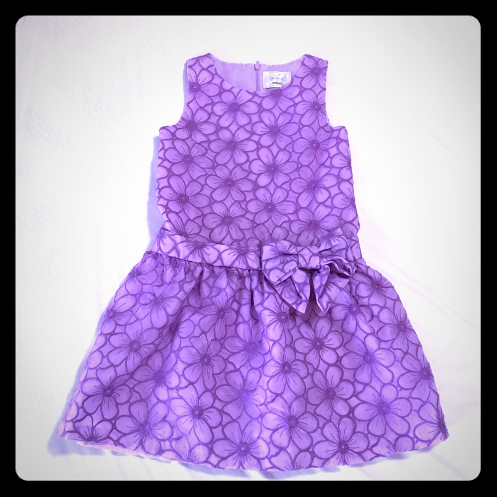 ✨Price Firm✨ Gymboree purple embroidered dress