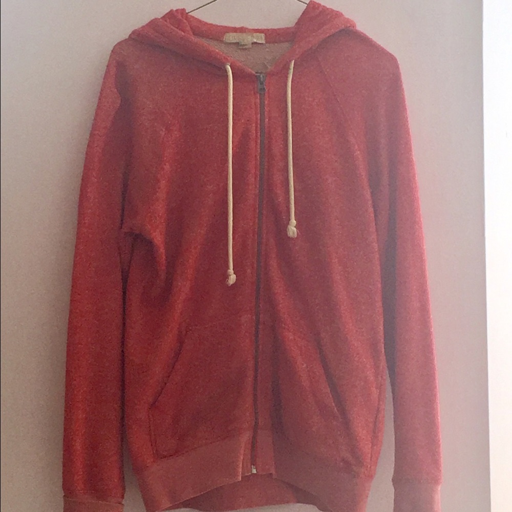 Red hoodie