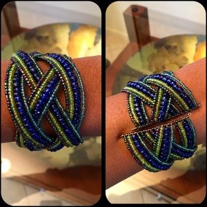 NWOT Braided Bead Bracelet