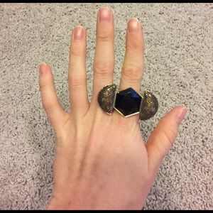 House of Harlow 1960 hexagon ring