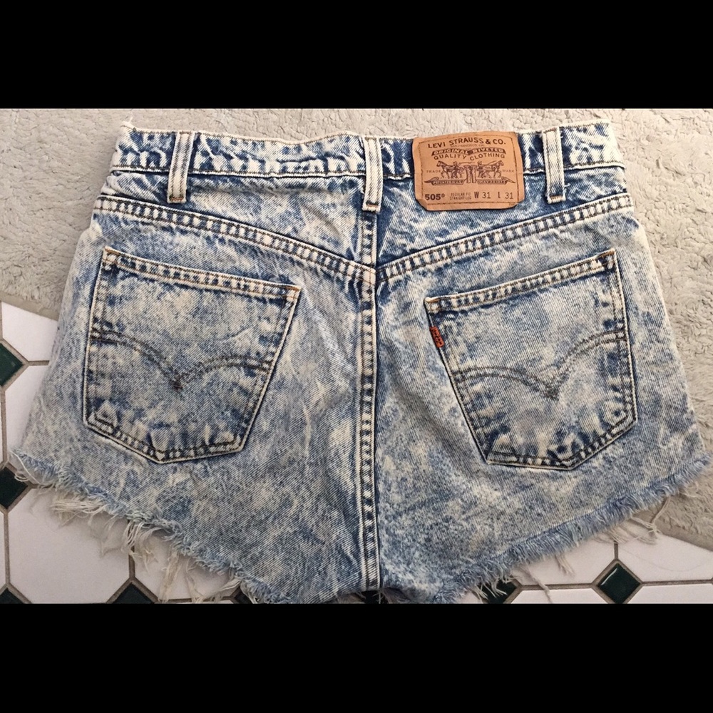 Vintage Levi high waisted shorts