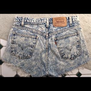 Vintage Levi high waisted shorts