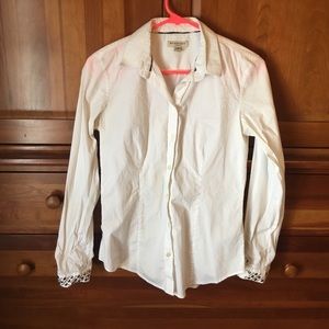 Burberry white button up