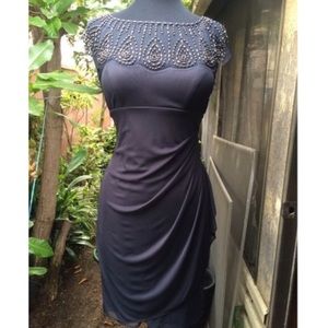 Charcoal Gray Beaded Dress!!