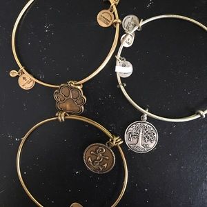 3 Alex and Ani Bracelets
