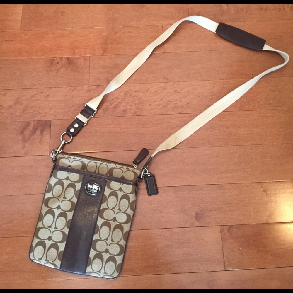 Authentic Coach cross body purse