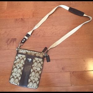 Authentic Coach cross body purse