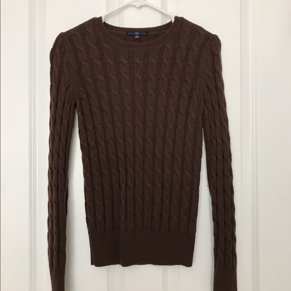 GAP Brown Knit Sweater