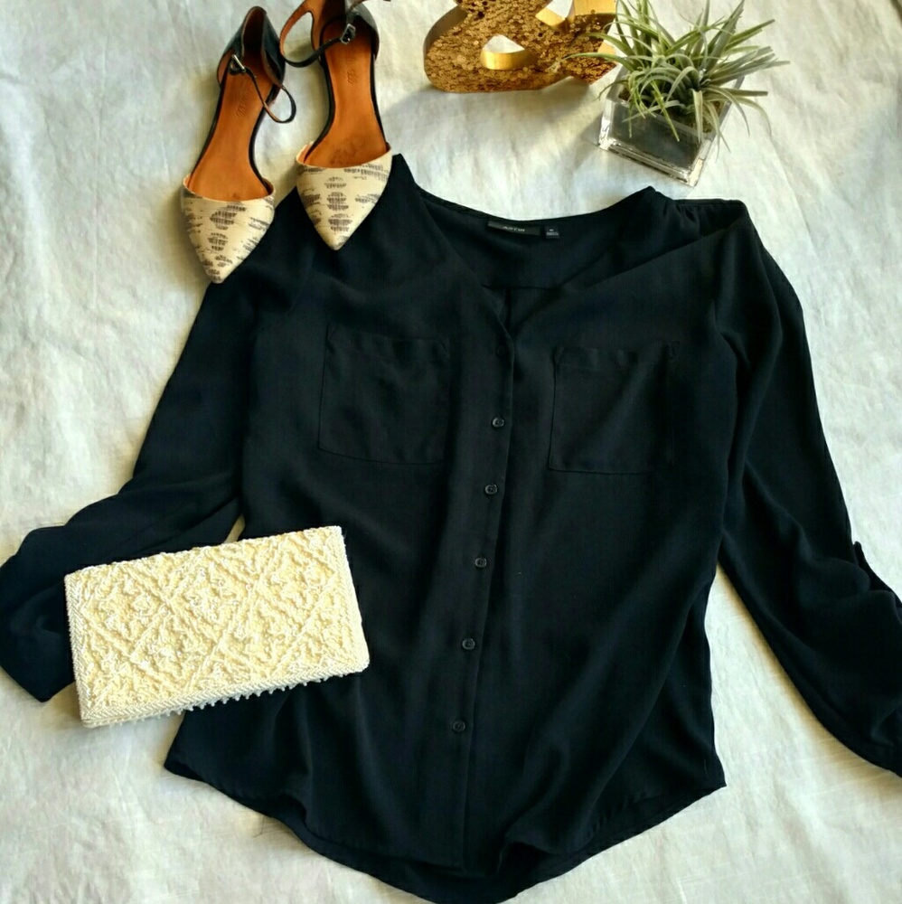 Black Button Up