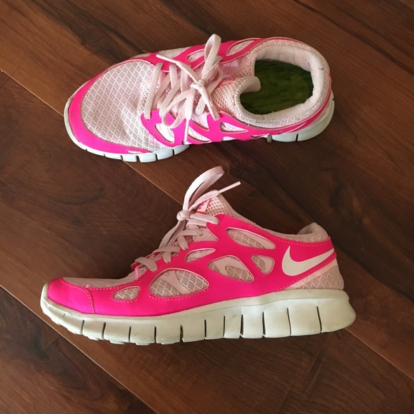 Pink Nike Frees - Picture 2 of 3