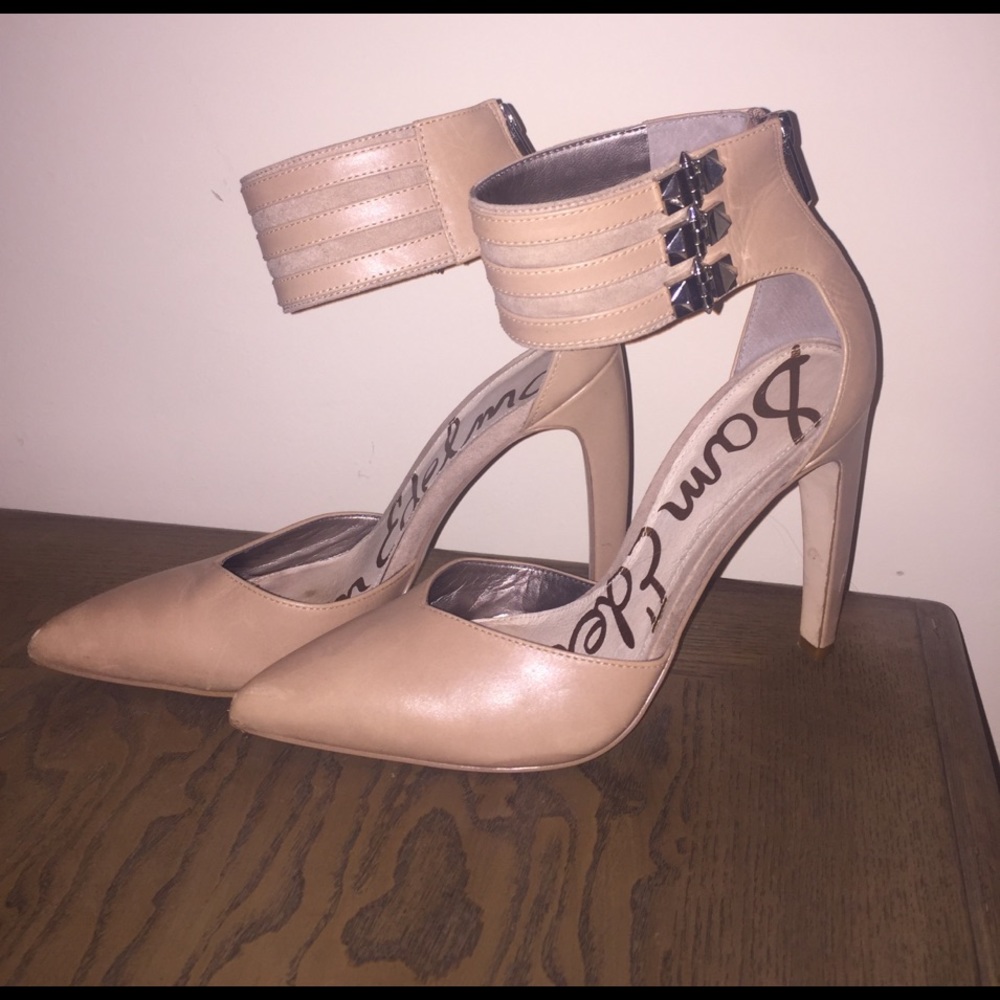 Sam Edelman, Size 6, Nude pointed heels, Worn once