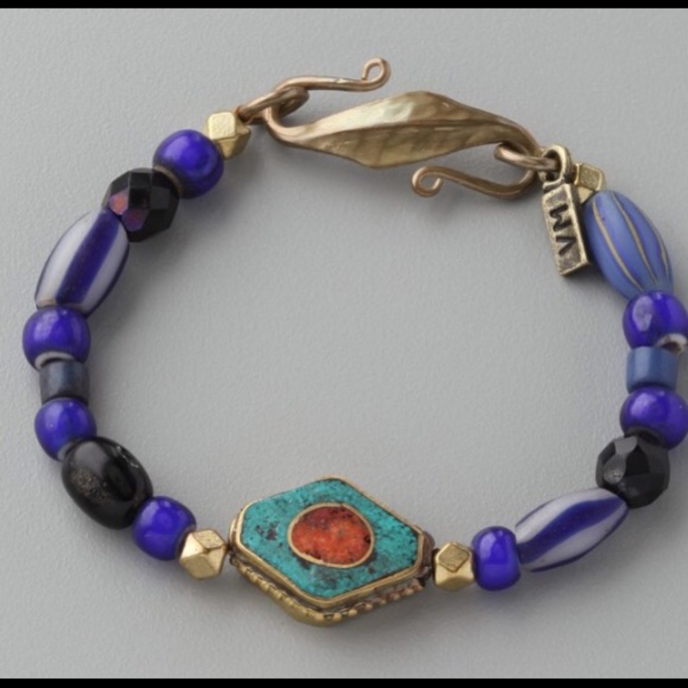 Vanessa Mooney African Glass Bracelet