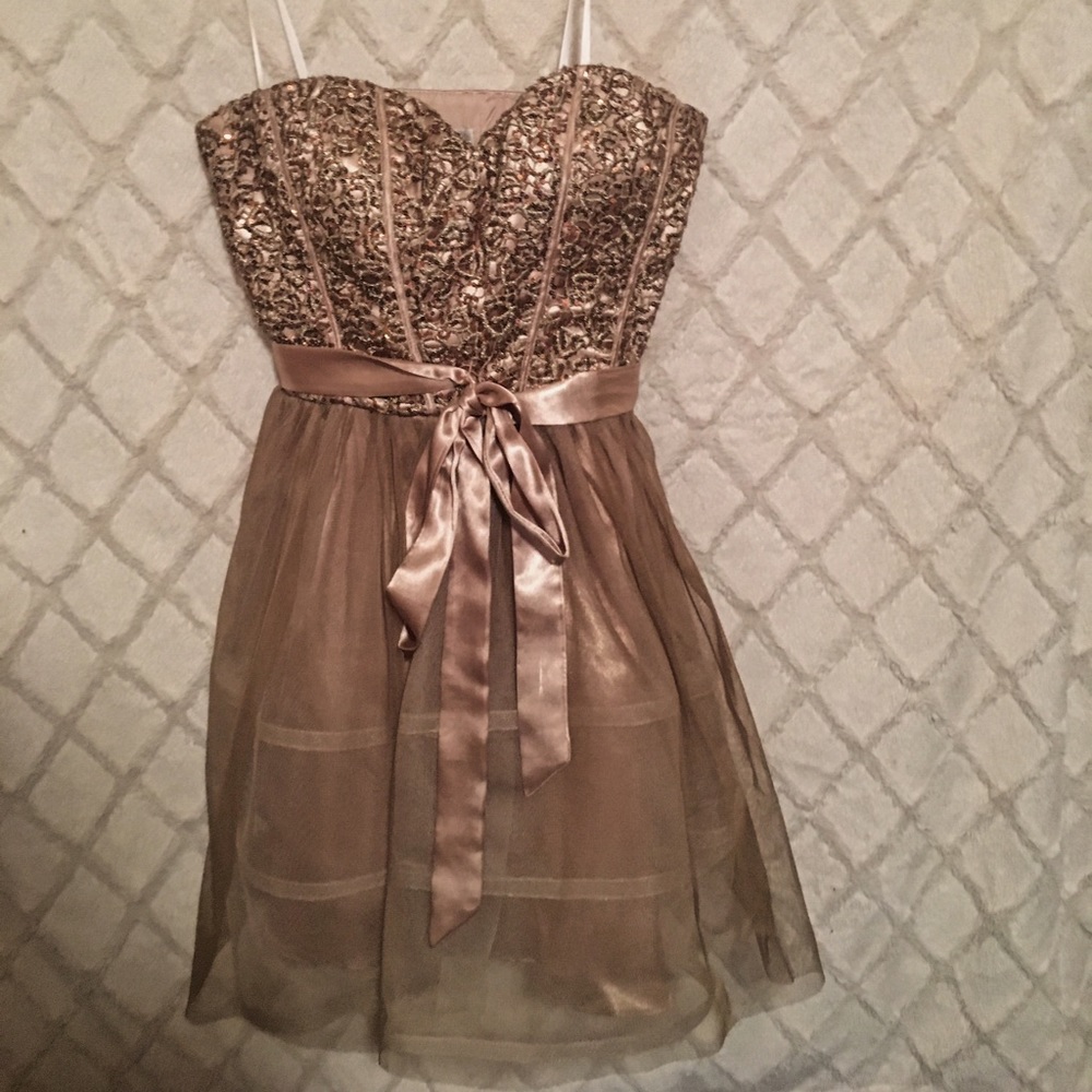 J.Crew Strapless "skater girl" Sequin Dress