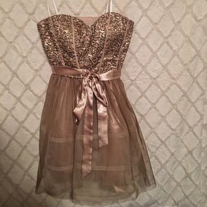 J.Crew Strapless "skater girl" Sequin Dress