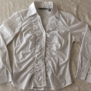 Women's White Collard Shirt