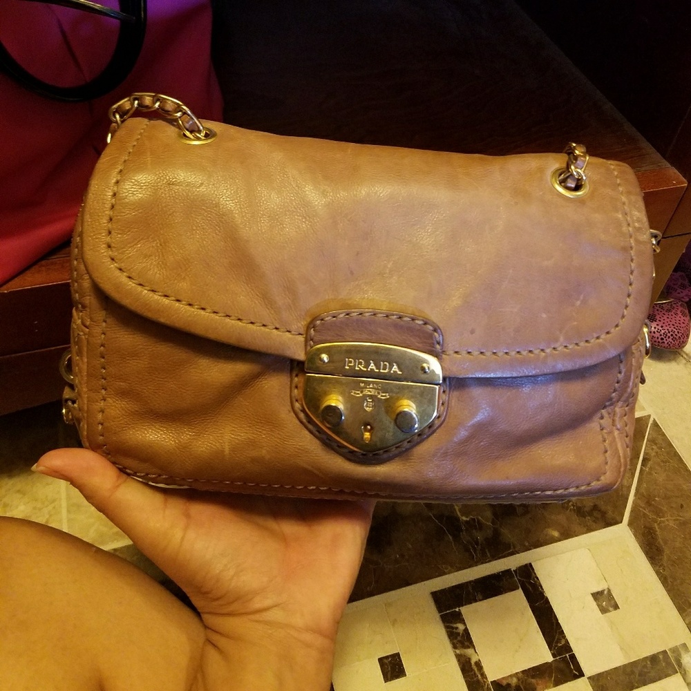 Prada Glaze chain shoulder bag