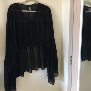 Nasty Gal High-lo peplum blouse