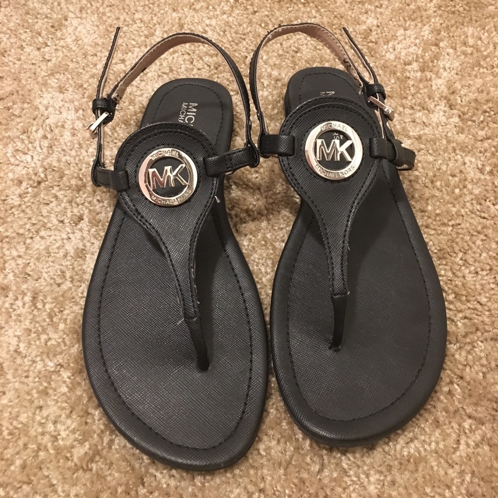 Black Michael Kors Sandals