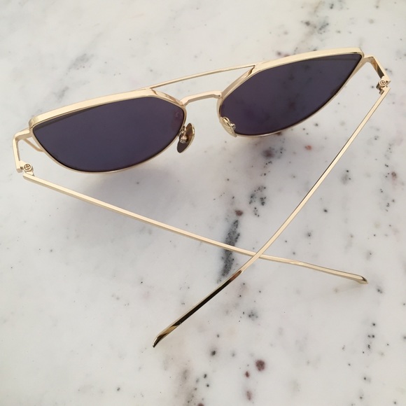 "Natalie" Sunglasses || Rose Gold Mirror Cat Eye 2 - Picture 5 of 8