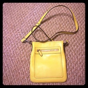 Yellow Coach Crossbody Purse