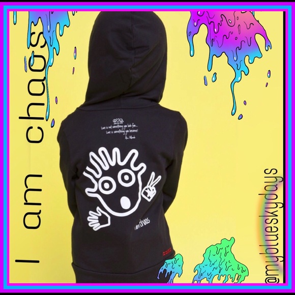✌🏼️💗🌎  I am Chaos unisex  toddler Hoodie💗💙 - Picture 3 of 5