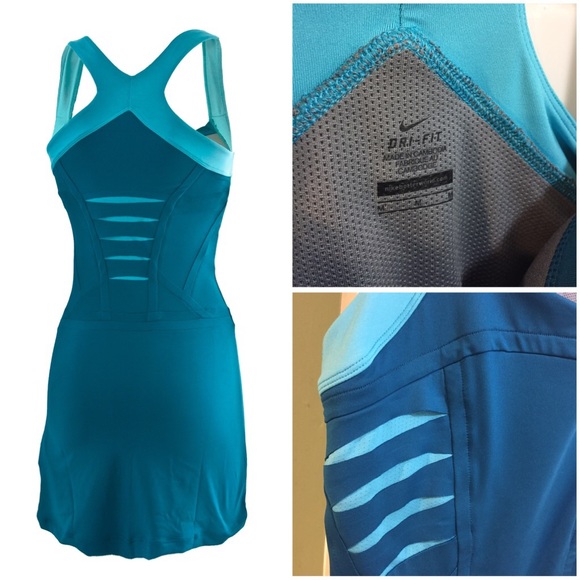 SOLD •• Nike Sharapova Statement Slam tennis dress - Picture 2 of 4