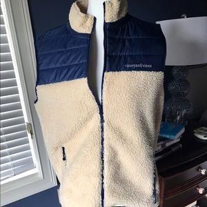 Vineyard Vines Sherpa Full-Zip Vest