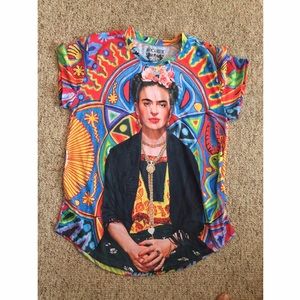 Frida Kahlo Kaleidoscope T-Shirt