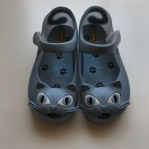 Mini Melissa cat peep toe Mary Jane sandals