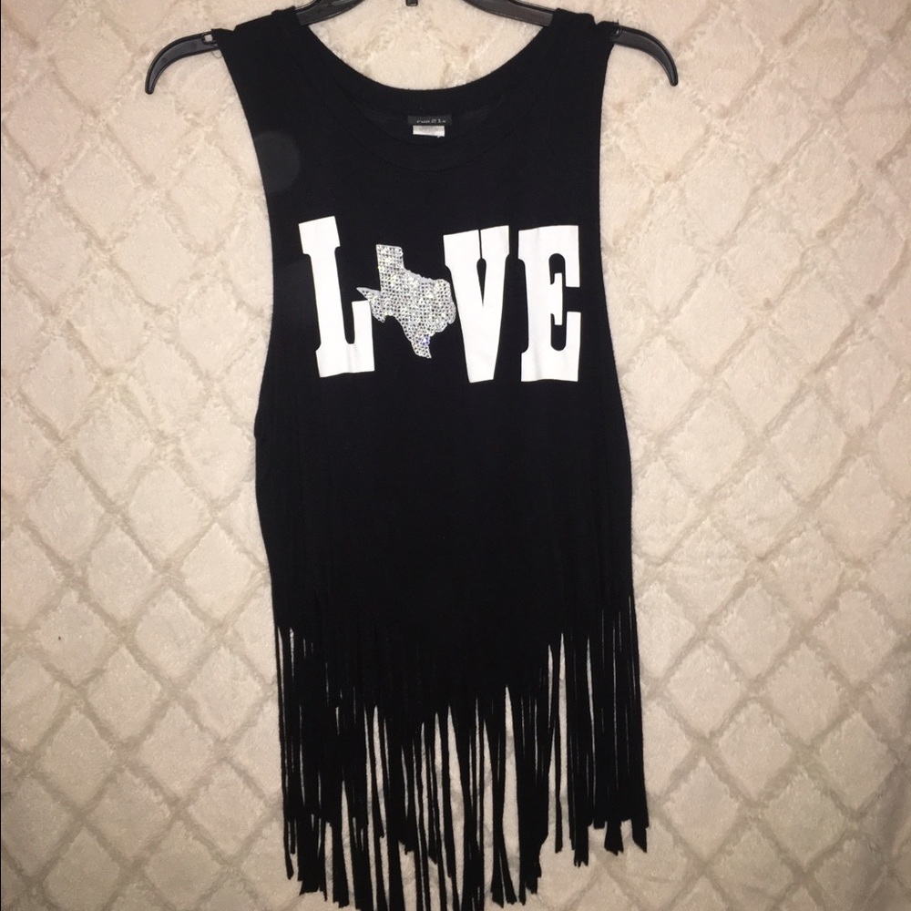 Love Texas Tassle Tank