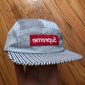 Supreme x Comme des Garcons camp cap