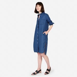 NWT Everlane Linen Shirt Dress