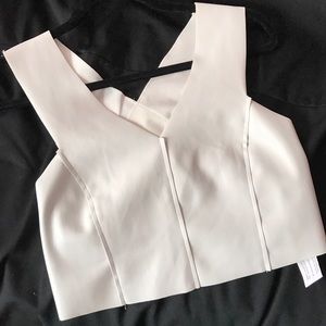Zara White Crop Top